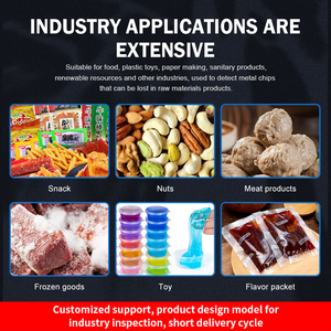 Máy dò kim loại thực phẩm hiệu suất cao, báo động âm thanh và hình ảnh thông minh với hệ thống đẩy loại bỏ tự động - Product Image 4