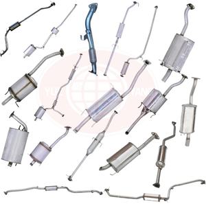 Silenciador de tubos de escape del sistema de escape del coche para <span class=keywords><strong>Honda</strong></span> Accord /Civic/City/Insight/1/1/1/2.0L/Odyssey/NSX/Pilot - Product Image 2