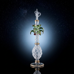 Palmier en verre égyptien soufflé à la main, décoré de pur or 18 carats par Pharaoh Glass - Product Image 2