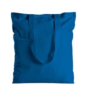 Bolsa de Compras Charles, Grande, de Lona, con Asas Largas, Azul Rey, para Uso Diario - Product Image 1