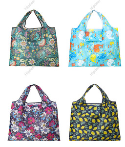 กระเป๋าถือโพลีเอสเตอร์พิมพ์ลายพร้อมหูหิ้วเชือกกระเป๋าชายหาด - Product Image 5