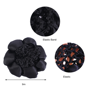 Vente en gros de Snood de <span class=keywords><strong>nuit</strong></span> solide Chapeau au crochet unisexe pour cheveux longs Accessoires pour cheveux en satin Snood - Product Image 4