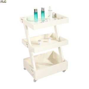 Carros con ruedas para manicura/pedicura usados en salón de belleza de madera baratos - Product Image 6