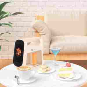 Impresora de Alimentos Mini EVEBOT para el Hogar, Imprime Diseños Personalizados <span class=keywords><strong>en</strong></span> Café, Macaron, Yogur, Pastel, Pan y Galletas <span class=keywords><strong>en</strong></span> Segundos con Tinta Comestible - Product Image 2