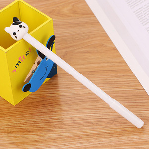 Cartoon Cat Gel Pens 0.5mm Needle Tip Black Ink Student Office Supplies - Product Image 3