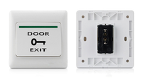 Tombol Keluar Pintu Elektronik DFD E6 36V 0.1A 1NO NC IP65 Terminal PCB Plastik CE FCC untuk Kontrol Akses Kebakaran Kantor