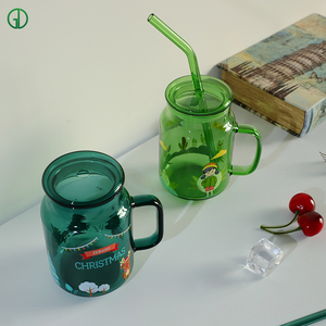 <strong>Mason</strong> <strong>Jar</strong> Glass Drinking Cups with Lid 570Ml <strong>Mason</strong> <strong>Jar</strong> Drinking Mugs Heat-Resistant Transparent Glass Cups - Product Image 6