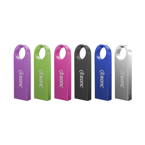 Factory Wholesale USB2.0 Flash Drive 2GB 4GB 8GB 32GB 64GB Silver Black With Logo Customization