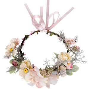 Corona <span class=keywords><strong>de</strong></span> boda <span class=keywords><strong>de</strong></span> tela ajustable <span class=keywords><strong>para</strong></span> mujer, diadema, guirnaldas <span class=keywords><strong>de</strong></span> <span class=keywords><strong>flores</strong></span> artificiales <span class=keywords><strong>para</strong></span> <span class=keywords><strong>niñas</strong></span> - Product Image 6