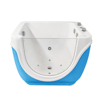 Baignoire pour bébé en acrylique bon marché pour hôpital, massage, spa pour enfants, baignoire autoportante pour bébé, hydrothérapie, baignoire courte, baignoires pour enfants