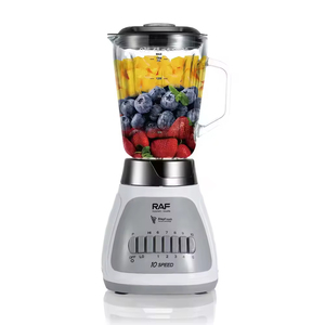 Robot culinaire multifonction 4-en-1 : trancheuse, hachoir, broyeur de glace, mixeur et centrifugeuse - Product Image 1