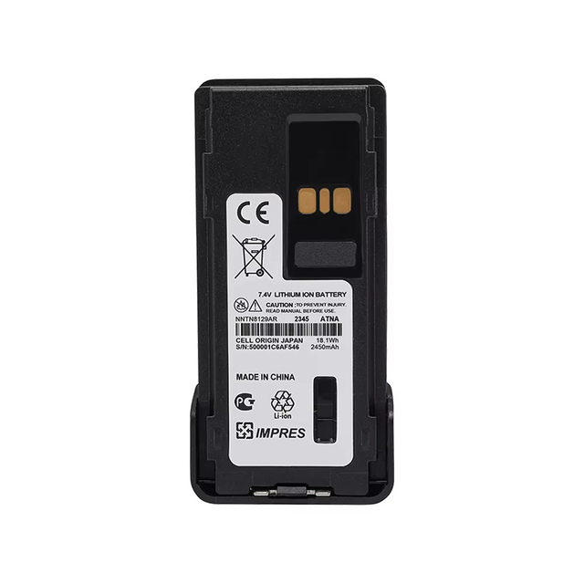 7.4V 2450mAh Walkie Talkie Replacement Lithium Ion Batteries Pack for Motorola Models APX1000 APX4000 DGP8550