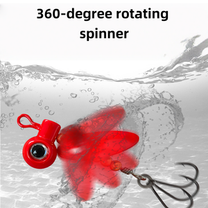 Micro leurre ultra-léger SNEDA avec crochet unique lame de mite lente pour truite panfish brochet leurres de pêche - Product Image 3