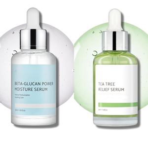 Sérum apaisant à l'arbre à thé en relief 50 ml Vente en gros Marque propre Sérum facial naturel pour éclaircir les imperfections Acide hyaluronique - Product Image 1