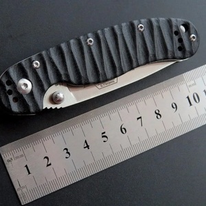 Navaja de Bolsillo Multifuncional para Exteriores AUS-8 con Mango G10, Hoja Plegable Personalizable OEM HK FB069 para Camping, Caza y Bricolaje, 1 Año de Garantía, 177mm - Product Image 5