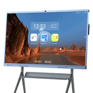 Smart Board 4K Pantalla táctil Pizarra interactiva para el aula y la Oficina Ecosistema de aplicaciones robusto para la colaboración