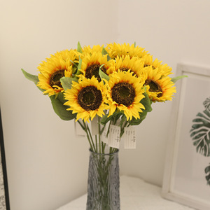<span class=keywords><strong>Girasol</strong></span> Artificial Realista Hecho a Mano <span class=keywords><strong>de</strong></span> Plástico, Moderno y <span class=keywords><strong>de</strong></span> un Solo Tallo, Ideal para Decoraciones del Hogar y Graduaciones - Product Image 4