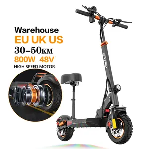 Abd İngiltere depo güçlü yetişkinler ienym4 M4 PRO S + e scooter 10 inç 800w 50km 48v 16A tüm arazi elektrikli Scooter