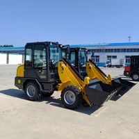 Wheel Loader Mini Mucking Telehandler Front End Skid Steer Mini Loader Bucket untuk Dijual