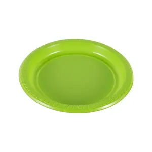 Goedkope Prijs Kleurrijke 5 Tot 11 Inch Wegwerp Plastic Feest Dessert Mini Bord Platos Para Pastel Picknick