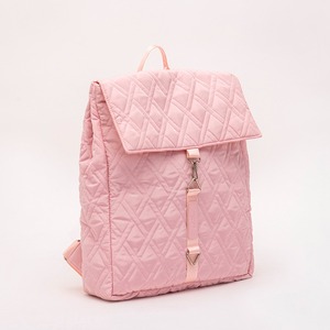 Sac à dos matelassé rose décontracté pour femme - Product Image 2
