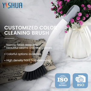 <span class=keywords><strong>Brosse</strong></span> à <span class=keywords><strong>joint</strong></span> de couleur de haute qualité avec long manche confortable pour le nettoyage des tapis et des cuisinières - Product Image 1