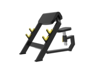 Entraîneur de force de gymnastique commerciale-Bodybuilding d'équipement de forme physique de chaise romaine réglable et multifonctionnelle