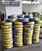 Fil de circuit d'urgence NH-RVV résistant au feu 300/500V 16AWG 8*1.5, câble flexible multiconducteur automobile