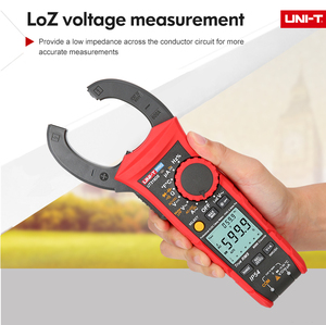 UNI-T UT219E - Multímetro Digital de Pinza de 600A con Verdadero Valor Eficaz (RMS) para Capacitores de Grado Industrial - Product Image 2