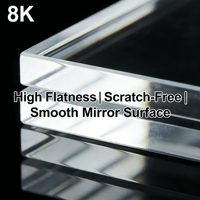 Plaque diffuseur en PMMA acrylique transparent Dongde pour éclairage LED, service de découpe disponible, taille 1200x1200mm, certifiée RoHS et REACH