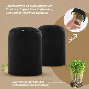 Juego de Germinación de Bambú Ecológico y Duradero con Asa y Bandejas de Cultivo para Germinar Semillas y Brotes - Product Image 5