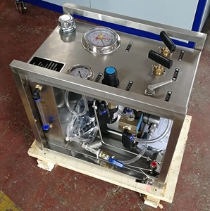 China Recentemente Fabricado Shineeast Fabricante LBS-GD130 Sistema De Bomba De Teste Hidrostática, equipamento De Teste De Pressão Hidráulica - Product Image 5