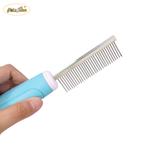 Peine Profesional para Eliminar el Pelo de Mascotas, Cepillo Desenredante de Acero Inoxidable para Perros y Gatos - Product Image 1