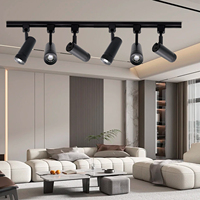 Spots LED magnétiques modernes à intensité variable 10W/20W/30W, orientables, CRI90, COB, en alliage d'aluminium, garantie 5 ans, pour vitrine à bijoux