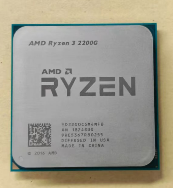 For AMD Ryzen 3 2200G Processor 4x 3.50-3.70GHz 4Core 14NM Socket AM4 65W CPU