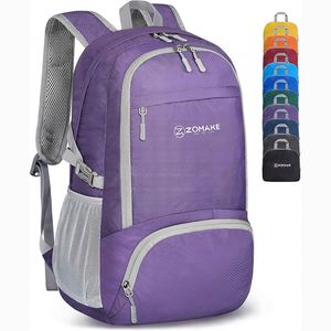 Free Sample Popular new <b>foldable</b> school bags for girls that are lightweight, fashionable, and come in contrasting colors - Product Image 1