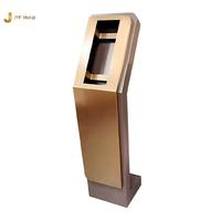 Panneau d'interphone de porte en acier inoxydable finition miroir moderne et durable JYF EX321, garantie 3 ans, décoration d'appartement, hôtel de luxe