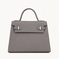 Bolsos de Mano Personalizados de Color Sólido para Mujer, Venta Caliente, Bolsos de Lujo para Mujer Joven, Tamaño 22, Bolsos Cuadrados Pequeños para el Día a Día, Directo de Fábrica