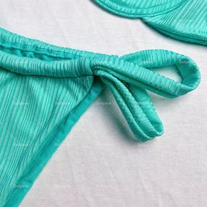 ชุดว่ายน้ำผู้หญิงแบบกำหนดเอง 3 มิติ เซ็กซี่ ชุดฟิตเนสเอวกลาง ชุดบิกินี่ทรงสามเหลี่ยมขนาดเล็ก 2 ชิ้น ชุดชายหาด ชุดว่ายน้ำผู้หญิง - Product Image 3