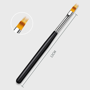 Pincel Suave para Arte de Uñas Ombre, Pincel para Dibujar Degradados en Gel, para Diseño de Manicura en Salón - Product Image 5