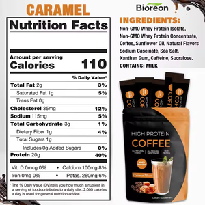 <span class=keywords><strong>Café</strong></span> instantané personnalisé de qualité supérieure avec protéines de lactosérum et <span class=keywords><strong>café</strong></span> Arabica pour boisson ou shake – <span class=keywords><strong>Café</strong></span> protéiné RICHE EN PROTÉINES - Product Image 3