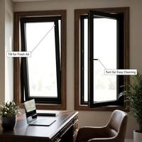 Ventanas Abatibles de Aluminio con Aislamiento Acústico de Alto Rendimiento, Resistentes al Viento, Impermeables y con Rotura de Puente Térmico