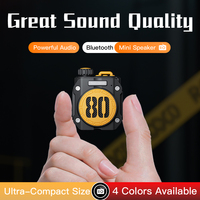 P80 En gros, Mini haut-parleur Bluetooth ultra-compact de style punk avec radio FM, stéréo portable sans fil et basses puissantes pour l'extérieur