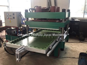 Machine de fabrication de dalles en granulés de pneus recyclés / Machine de vulcanisation de <span class=keywords><strong>tapis</strong></span> de sol en caoutchouc - Product Image 3