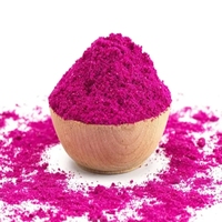 100% Natuurlijk Gedroogd Biologisch Rood Drakenfruit Poeder 100% Wateroplosbaar Bulk Roze Pitaya Poeder Fles Doos Sachet Beker