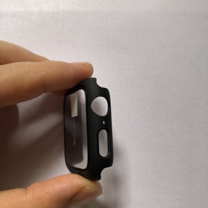 Boîtier de protection d'écran 2 en 1 en verre trempé, pour <span class=keywords><strong>Apple</strong></span> <span class=keywords><strong>Watch</strong></span> série 5 4 3 2 1 44mm, 2 pièces - Product Image 4