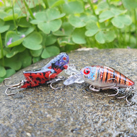 OEM Jerkbait 48mm 3.4g Leurre de pêche pour la plongée profonde Leurre méné coulant Leurre de pêche en plastique d'eau salée