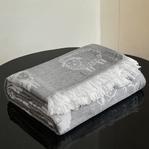 מותאם אישית מרובעת מבד מוסלין שמיכה 2 שכבות בד כותנה אורגני ארבע עונות נגד אבק - Product Image 6