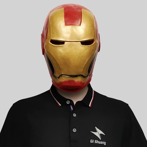 Máscara de <span class=keywords><strong>Iron</strong></span> <span class=keywords><strong>Man</strong></span> con Luz LED, Disfraz de Cosplay para Halloween, Día de los Inocentes y Cumpleaños, Superventas - Product Image 4