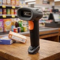 Escáner de Código de Barras y QR 1D 2D USB con Cable, de Alta Calidad, Resistente al Polvo/Agua IP54, 300 Lecturas/Segundo, Compatible con Múltiples Sistemas Operativos